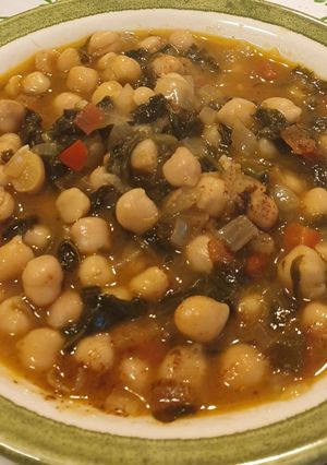 Una foto de Potaje de garbanzos