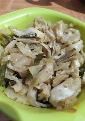 Foto resep Oseng kol vs teri