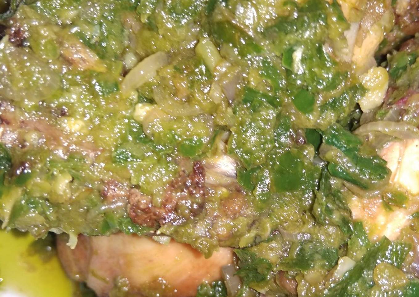 Ayam sambal ijo Sederhana