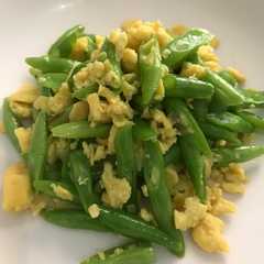 รูปของ Tumis Buncis Telur (Rice cooker/ resep anak kos)