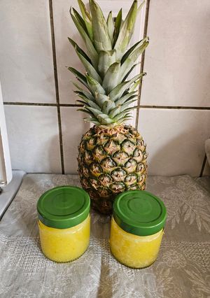Ananászdzsem recept fotója