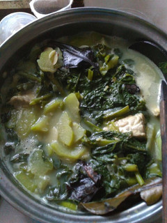 Foto resep Bobor Kangkung Labu Siam Tempe