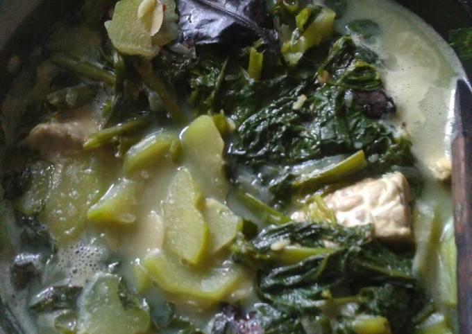 Bobor Kangkung Labu Siam Tempe