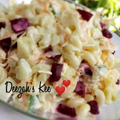 A picture of Creamy Pasta/Potatoes Salad 🥗.