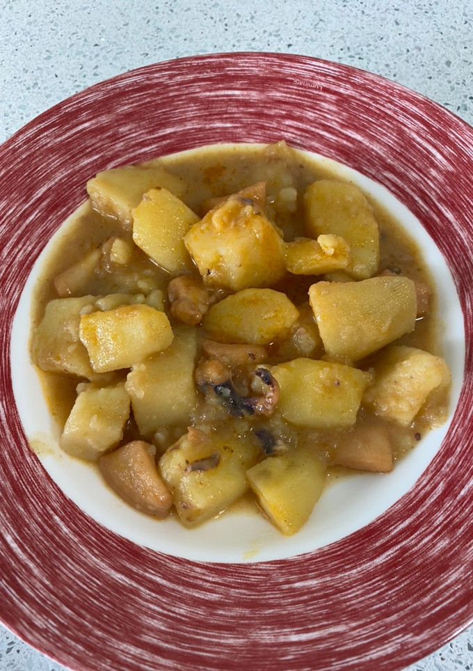 Una foto de Patatas con chocos