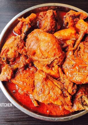 A picture of Nigerian Chicken Stew.