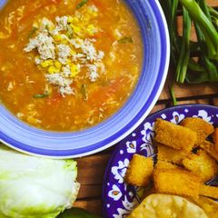 A picture of Hot and Sour Soup.