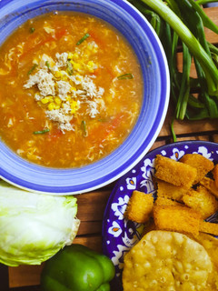 A picture of Hot and Sour Soup.