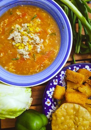A picture of Hot and Sour Soup.