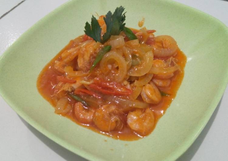 Resep Udang asam manis Anti Gagal