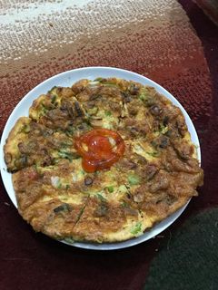 Foto resep Kimchi Jeon / Telur Dadar Kimchi ala korea