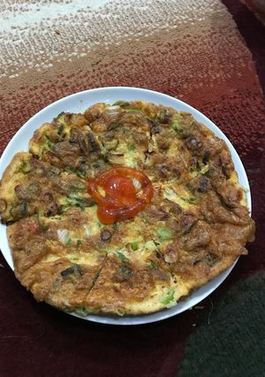 Foto resep Kimchi Jeon / Telur Dadar Kimchi ala korea