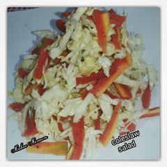 A picture of Coleslaw salad.