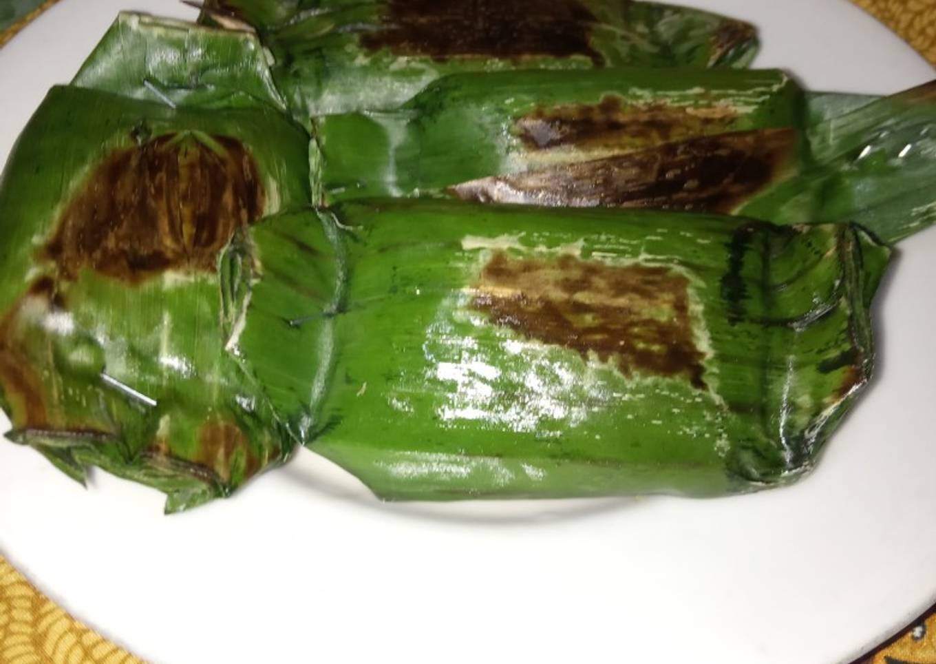 Lemper panggang isi ayam