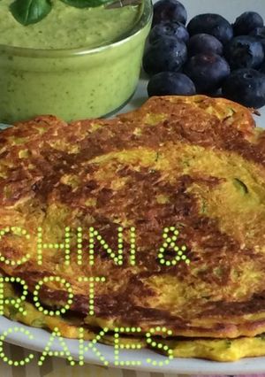 A picture of Zucchini and Carrot Pancakes.