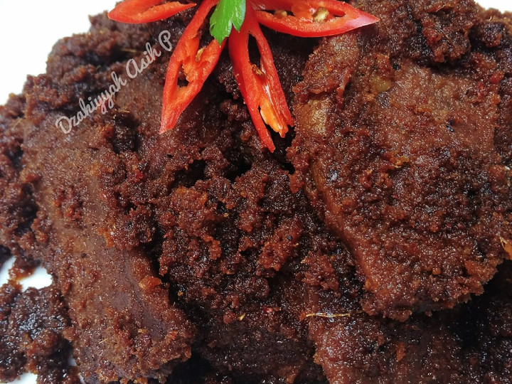 Resep: Rendang Padang (Rendang Kering) Menu Enak