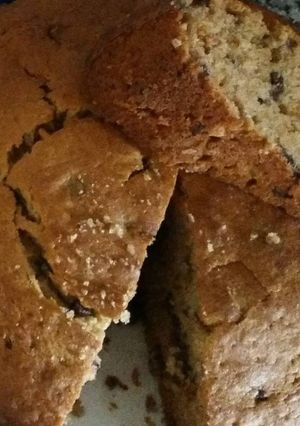 Una foto de Pan de plátanos y chocolate