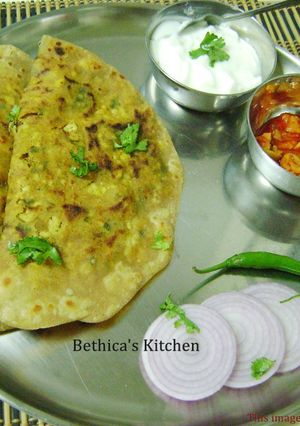 A picture of Paneer Paratha.