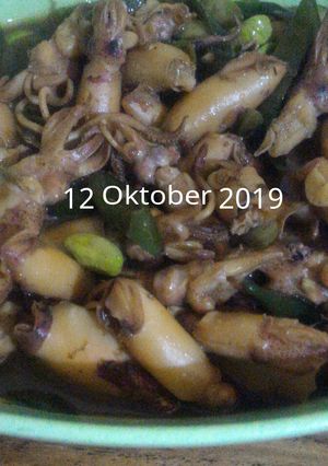Foto resep Tumis cumi pete