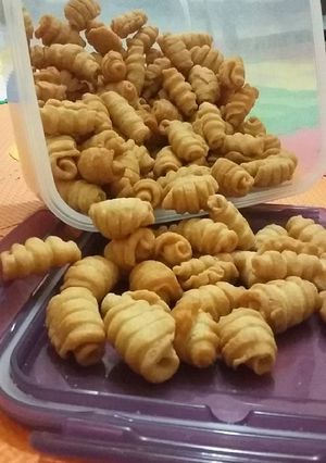Foto resep Kue garpu renyah dan empuk di dalam