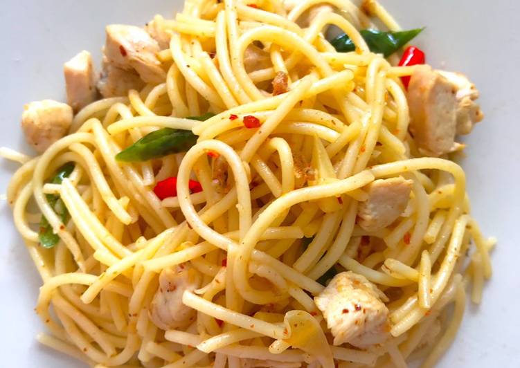 Resep Spaghetti aglio olio Anti Gagal