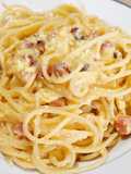 Esparguete à carbonara