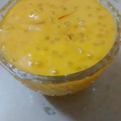 A picture of Mango and Sago Delight.