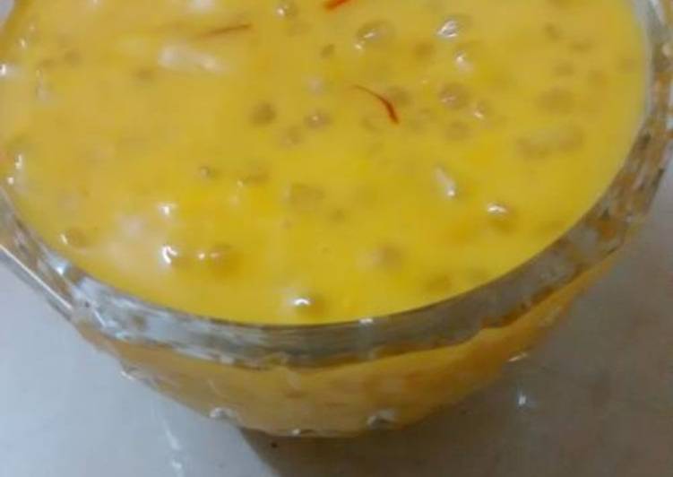 Recipe of Speedy Mango and Sago Delight