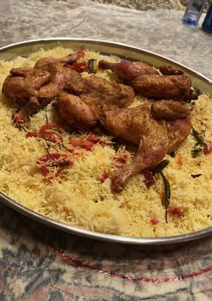 صورة لوصفة مندي دجاج حساوي