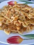 Farfalle tonno e gamberetti