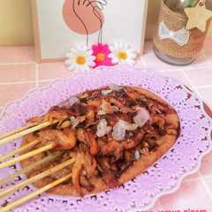 รูปของ Sate Jamur Tiram Bumbu Kacang (Anti Gagal)