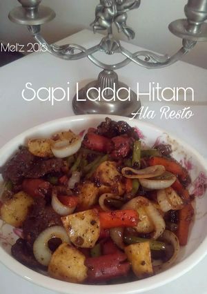 Foto resep Sapi Lada Hitam ala resto