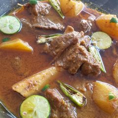 Mutton Aloo gosht A picture of Mutton Aloo gosht.