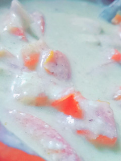 A picture of Kachumbar raita.