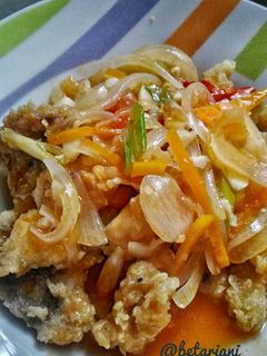 Foto resep Ayam Tepung Asam Manis
