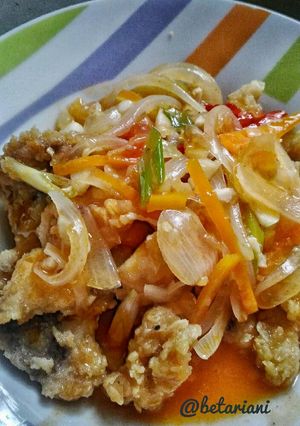 Foto resep Ayam Tepung Asam Manis