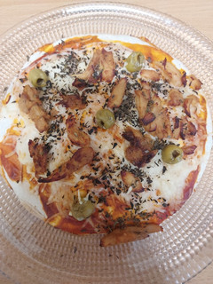 Foto principal de Tortitas de trigo rellenas en air fryer (tipo pizza)