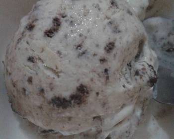 Ultimate Serving Recipe Oreo Cheese cake Ice cream Delicious