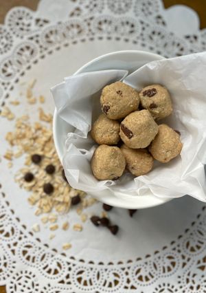 صورة لوصفة كوكيز صحي peanut butter cookies 🍪