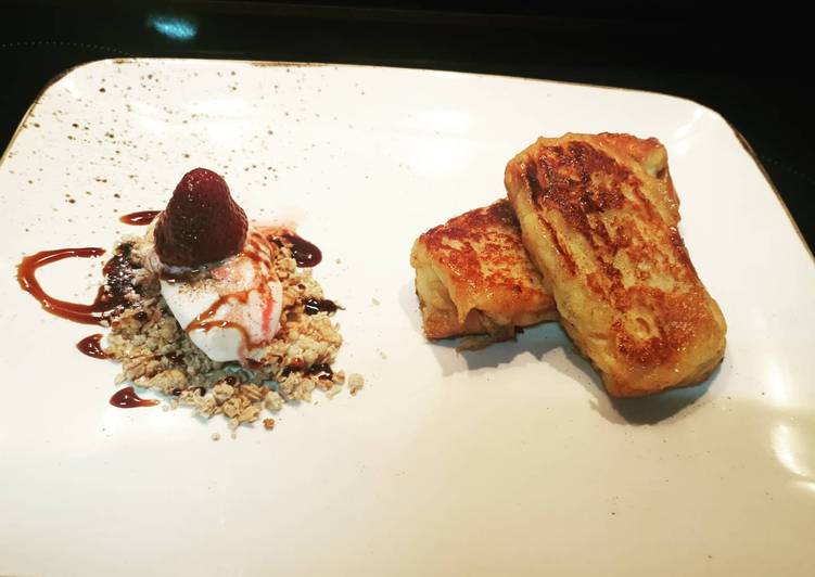 Torrijas de brioche caramelizadas