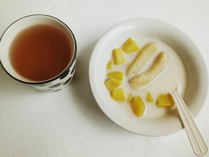 Cara Sederhana Membuat Resep  Kolak Ubi + Pisang Fiber Creme dan Minuman Jahe yang Bisa Manjain Lidah, Lezat