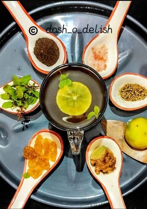 A picture of KADHA - The traditional immune boosting drink.