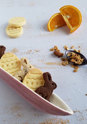 Una foto de Galletitas de harina integral y granola