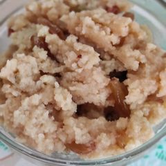A picture of Aata halwa.