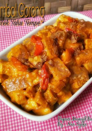 Foto resep Sambal Goreng Krecek Tahu Tempe