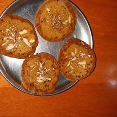 Wheat Jaggery Pancakes A picture of Wheat Jaggery Pancakes.