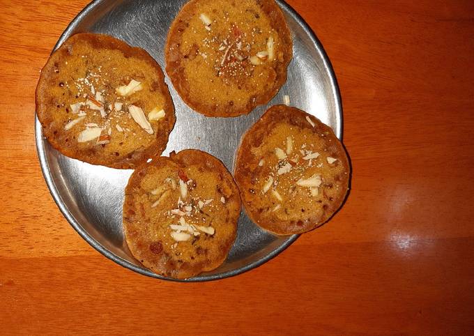 Wheat Jaggery Pancakes Recipe