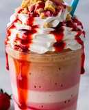 Strawberry Frosted Sugar Cookie Frappuccino