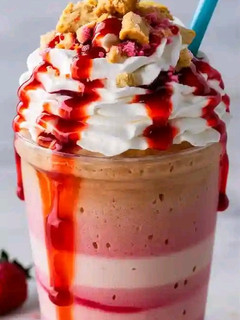 A picture of Strawberry Frosted Sugar Cookie Frappuccino.