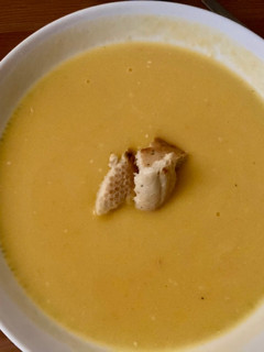 Una foto de Crema de calabaza